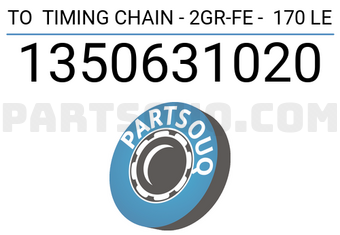 DID 1350631020 TO TIMING CHAIN - 2GR-FE - 170 LE