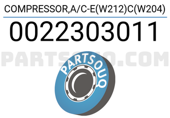 Denso 0022303011 COMPRESSOR,A/C-E(W212)C(W204)