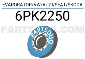 ELFOTECHNO 6PK2250 EVAPORATOR/VW/AUDI/SEAT/SKODA