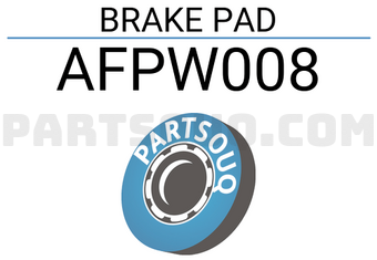 FBL AFPW008 BRAKE PAD