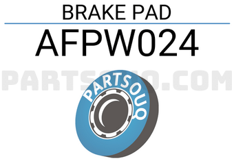 FBL AFPW024 BRAKE PAD