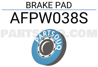 FBL AFPW038S BRAKE PAD