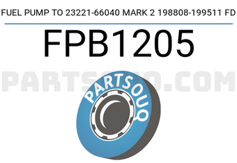FD FPB1205 FUEL PUMP TO 23221-66040 MARK 2 198808-199511 FD