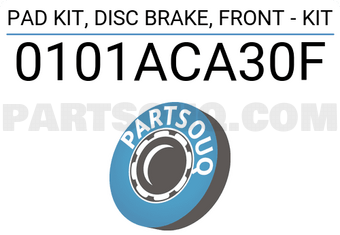 FEBEST 0101ACA30F PAD KIT, DISC BRAKE, FRONT - KIT