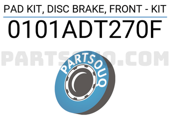 FEBEST 0101ADT270F PAD KIT, DISC BRAKE, FRONT - KIT