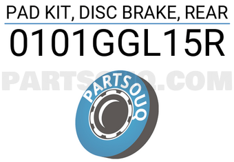 FEBEST 0101GGL15R PAD KIT, DISC BRAKE, REAR