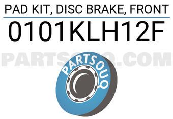 FEBEST 0101KLH12F PAD KIT, DISC BRAKE, FRONT