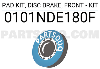 FEBEST 0101NDE180F PAD KIT, DISC BRAKE, FRONT - KIT