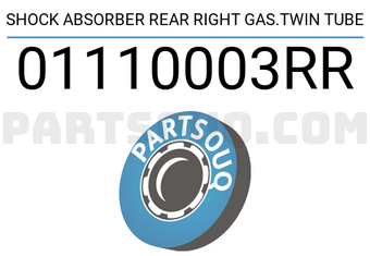 FEBEST 01110003RR SHOCK ABSORBER REAR RIGHT GAS.TWIN TUBE