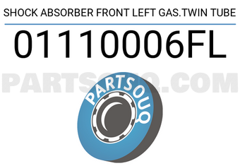 FEBEST 01110006FL SHOCK ABSORBER FRONT LEFT GAS.TWIN TUBE