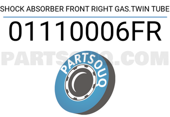 FEBEST 01110006FR SHOCK ABSORBER FRONT RIGHT GAS.TWIN TUBE