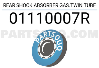 FEBEST 01110007R REAR SHOCK ABSORBER GAS.TWIN TUBE