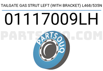 FEBEST 01117009LH TAILGATE GAS STRUT LEFT (WITH BRACKET) L468/535N