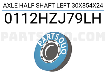 FEBEST 0112HZJ79LH AXLE HALF SHAFT LEFT 30X854X24
