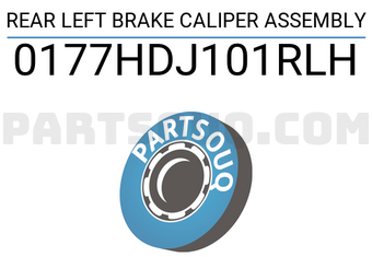 FEBEST 0177HDJ101RLH REAR LEFT BRAKE CALIPER ASSEMBLY