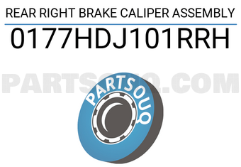 FEBEST 0177HDJ101RRH REAR RIGHT BRAKE CALIPER ASSEMBLY