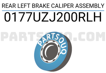 FEBEST 0177UZJ200RLH REAR LEFT BRAKE CALIPER ASSEMBLY