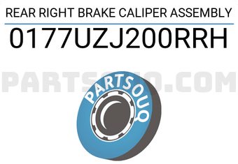 FEBEST 0177UZJ200RRH REAR RIGHT BRAKE CALIPER ASSEMBLY
