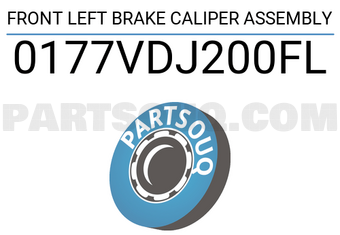 FEBEST 0177VDJ200FL FRONT LEFT BRAKE CALIPER ASSEMBLY