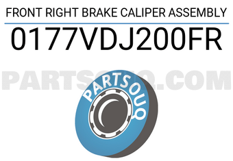 FEBEST 0177VDJ200FR FRONT RIGHT BRAKE CALIPER ASSEMBLY
