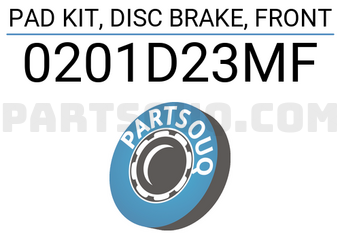 FEBEST 0201D23MF PAD KIT, DISC BRAKE, FRONT