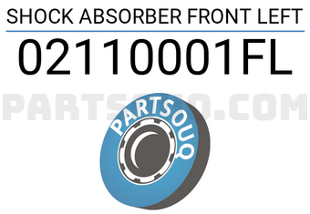 FEBEST 02110001FL SHOCK ABSORBER FRONT LEFT
