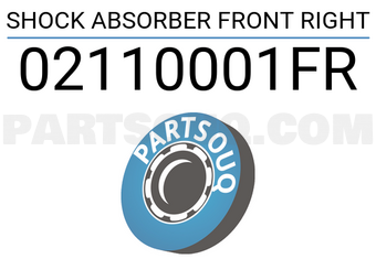 FEBEST 02110001FR SHOCK ABSORBER FRONT RIGHT