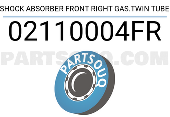 FEBEST 02110004FR SHOCK ABSORBER FRONT RIGHT GAS.TWIN TUBE
