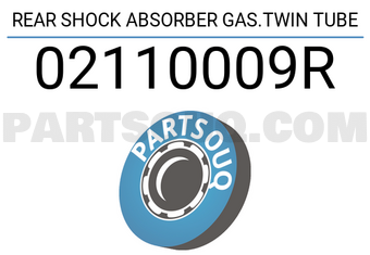 FEBEST 02110009R REAR SHOCK ABSORBER GAS.TWIN TUBE