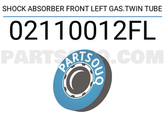 FEBEST 02110012FL SHOCK ABSORBER FRONT LEFT GAS.TWIN TUBE
