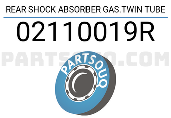 FEBEST 02110019R REAR SHOCK ABSORBER GAS.TWIN TUBE