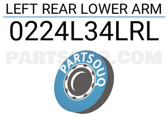 FEBEST 0224L34LRL left rear lower arm