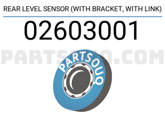 FEBEST 02603001 REAR LEVEL SENSOR (WITH BRACKET, WITH LINK)