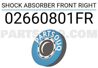 FEBEST 02660801FR SHOCK ABSORBER FRONT RIGHT