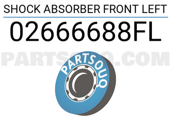 FEBEST 02666688FL SHOCK ABSORBER FRONT LEFT