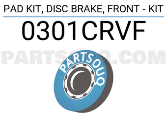 FEBEST 0301CRVF PAD KIT, DISC BRAKE, FRONT - KIT