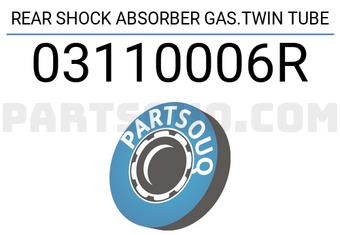 FEBEST 03110006R REAR SHOCK ABSORBER GAS.TWIN TUBE