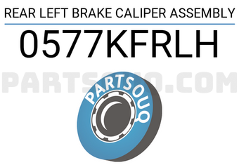 FEBEST 0577KFRLH REAR LEFT BRAKE CALIPER ASSEMBLY