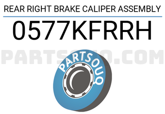 FEBEST 0577KFRRH REAR RIGHT BRAKE CALIPER ASSEMBLY