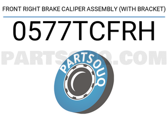 FEBEST 0577TCFRH FRONT RIGHT BRAKE CALIPER ASSEMBLY (WITH BRACKET)