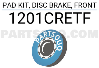 FEBEST 1201CRETF PAD KIT, DISC BRAKE, FRONT