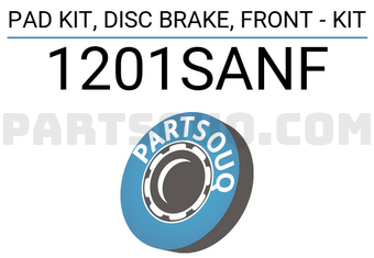 FEBEST 1201SANF PAD KIT, DISC BRAKE, FRONT - KIT