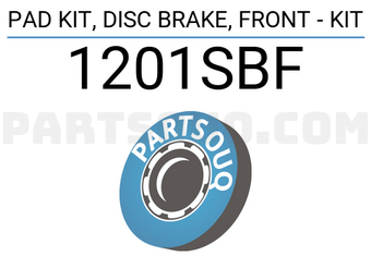 FEBEST 1201SBF PAD KIT, DISC BRAKE, FRONT - KIT