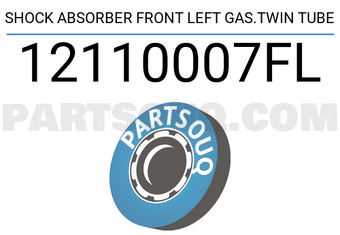 FEBEST 12110007FL SHOCK ABSORBER FRONT LEFT GAS.TWIN TUBE