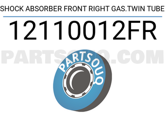 FEBEST 12110012FR SHOCK ABSORBER FRONT RIGHT GAS.TWIN TUBE