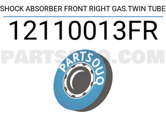 FEBEST 12110013FR SHOCK ABSORBER FRONT RIGHT GAS.TWIN TUBE