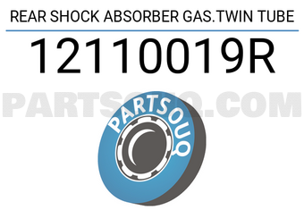 FEBEST 12110019R REAR SHOCK ABSORBER GAS.TWIN TUBE
