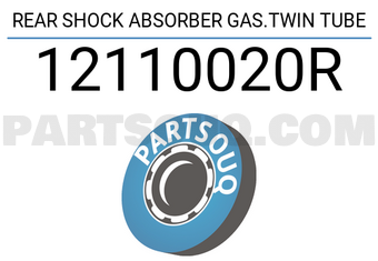 FEBEST 12110020R REAR SHOCK ABSORBER GAS.TWIN TUBE
