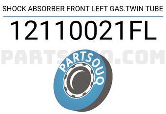 FEBEST 12110021FL SHOCK ABSORBER FRONT LEFT GAS.TWIN TUBE