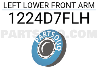 FEBEST 1224D7FLH LEFT LOWER FRONT ARM